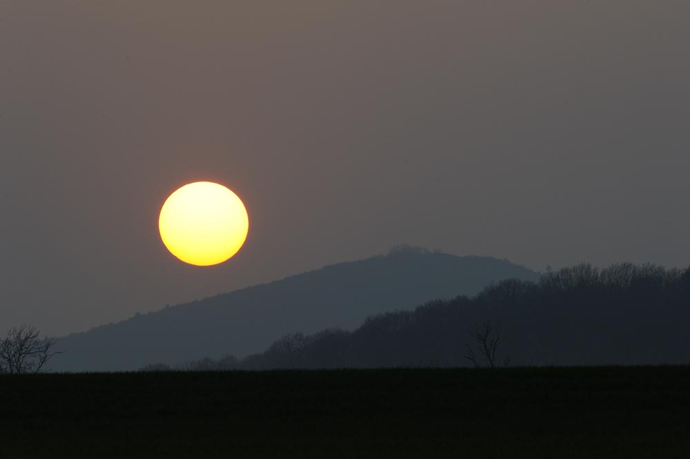 Coucher de soleil sur Ecouves