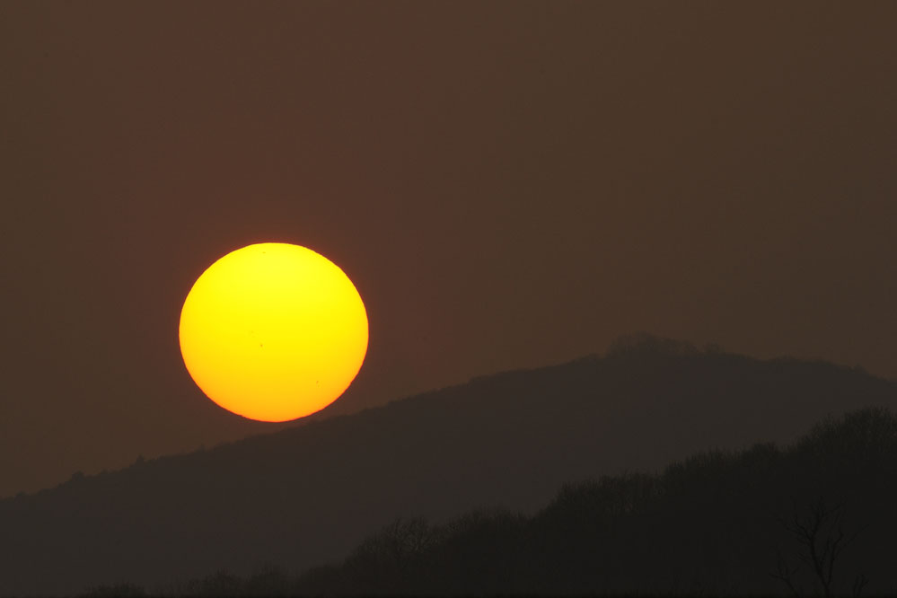 Crépuscule sur Ecouves